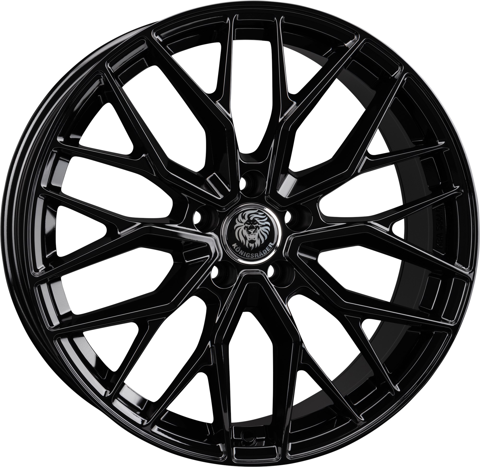 KONIGSRADER KR3 ZWART GLANZEND 4251674546011